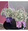 Одна сумочка с гипсофилой 