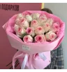 Пионовидная нежная Роза 15 шт 