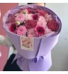 Сборный букет в яркой гамме 