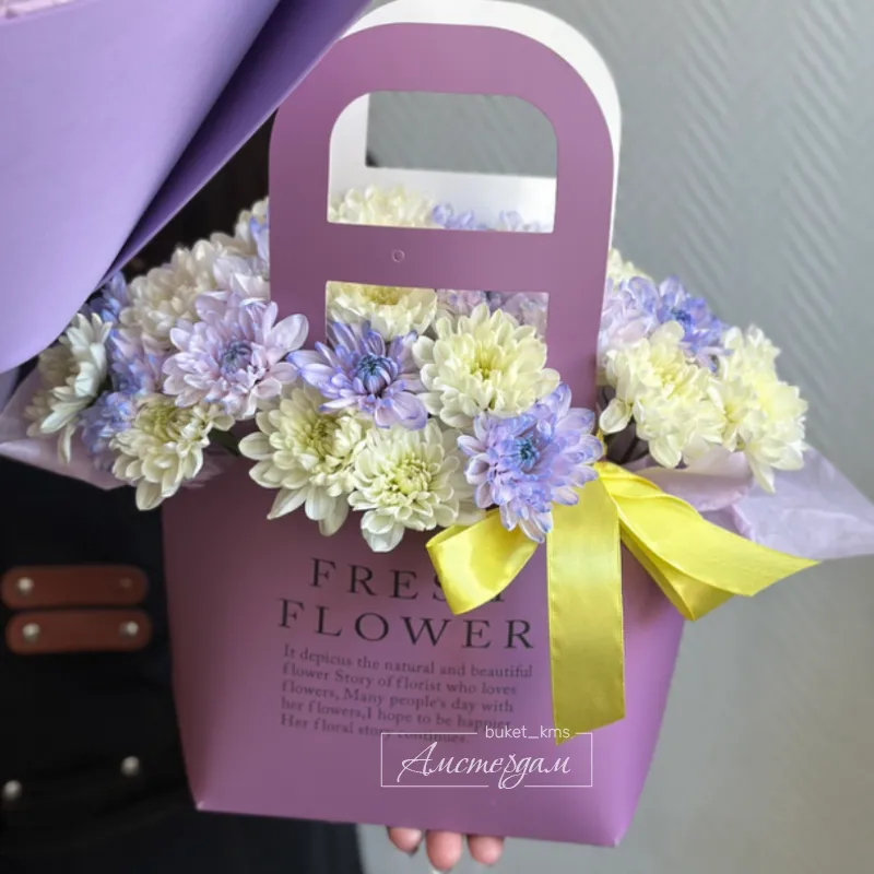 Сумочка с хризантемой ( в любой гамме) 