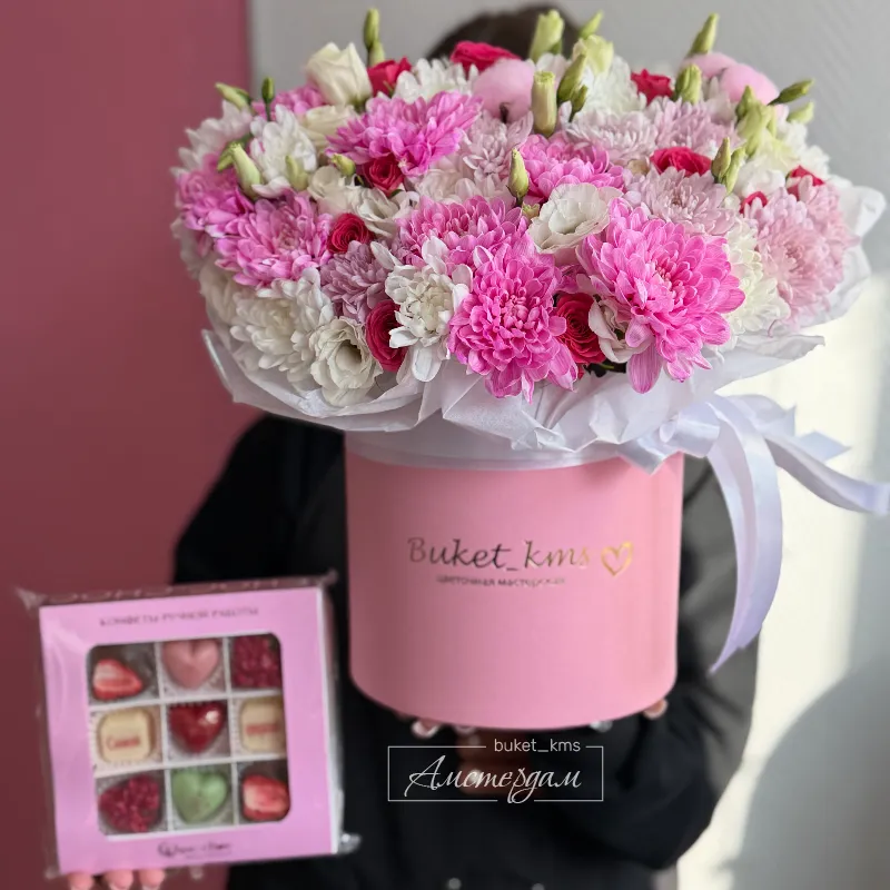 Комбо цветы и конфетки 