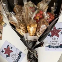Букет вкусный от интернет-магазина «Амстердам» в Комсомольске-на-Амуре